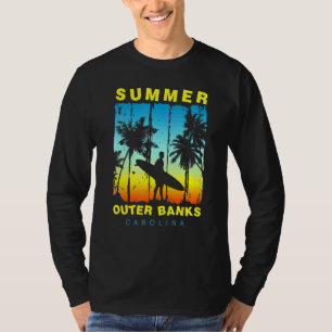 Family Vacation Carolina Outer Banks Sunset Beach T-Shirt