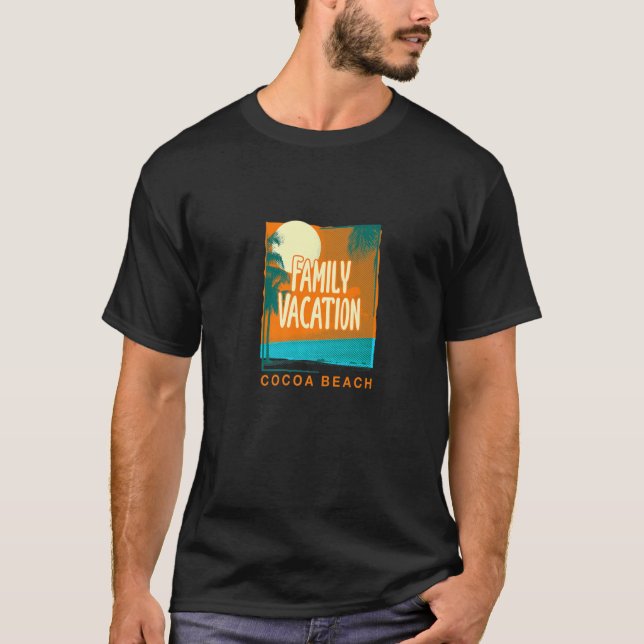 Family Vacation Cocoa Beach Beach Florida Beach Bu T-Shirt (Front)