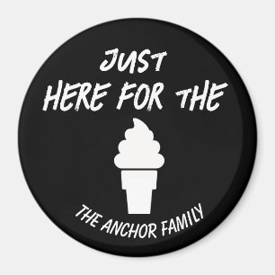 Family Vacation Cruise Kids Door Funny Soft Serve Magnet