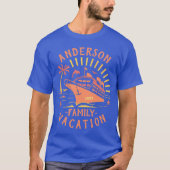 Family Vacation Cruise Ship Trip | Personalised V1 T-Shirt (Front)