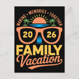 family vacation cruise shirts 2026 holiday postcard