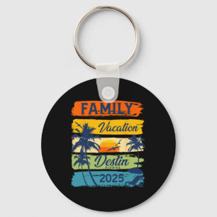 Family Vacation Destin Florida 2025 Matching Famil Key Ring