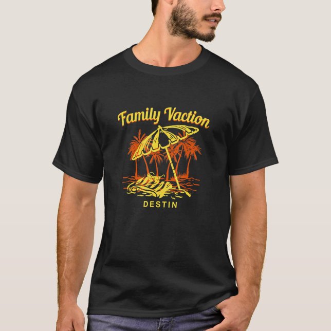 Family Vacation Destin Keepsake Florida Remembranc T-Shirt (Front)