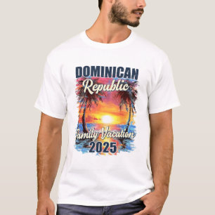 Family Vacation Dominican Republic 2025 Summer Tri T-Shirt