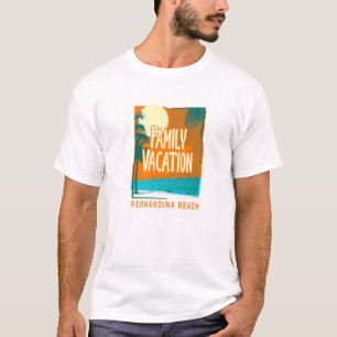 Family Vacation Fernandina Beach Beach Florida T-Shirt