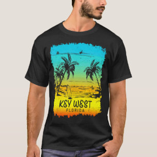 Family Vacation Florida Key West Sunset Beach T-Shirt