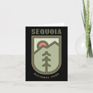 Family Vacation Gift - Sequoia National Park  Card