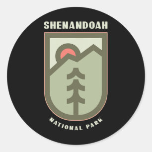 Family Vacation Gift - Shenandoah National Park  Classic Round Sticker