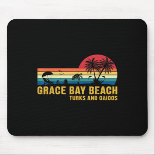 Family Vacation Grace Bay Beach Turks &amp; Caicos Mouse Mat
