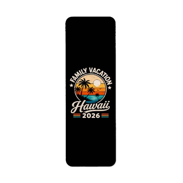 Family Vacation Hawaii 2026 (Front)