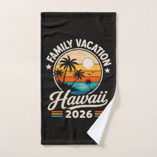 Family Vacation Hawaii 2026 Hand Towel