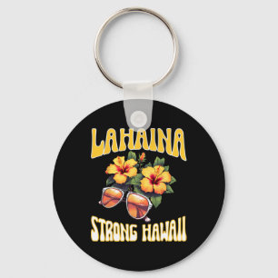 Family Vacation Hawaiian Lahaina Strong Maui Hawai Key Ring