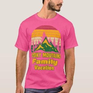 Family Vacation Hiking Camping Trip Tennessee Smok T-Shirt