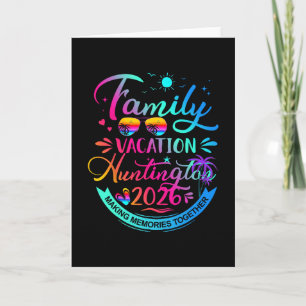 Family Vacation Huntington 2026 Palm Tree Gift Card