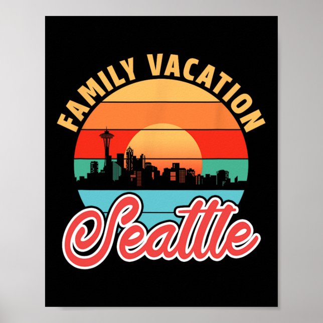 Family Vacation In Seattle.  Poster (Front)