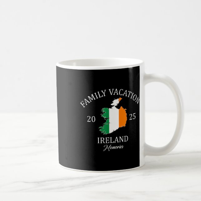 Family Vacation Ireland 2025 Family Travel Squad  Coffee Mug (Right)