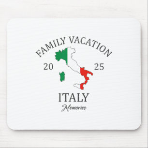 Family Vacation Italy 2025 Family Travel Squad Mouse Mat