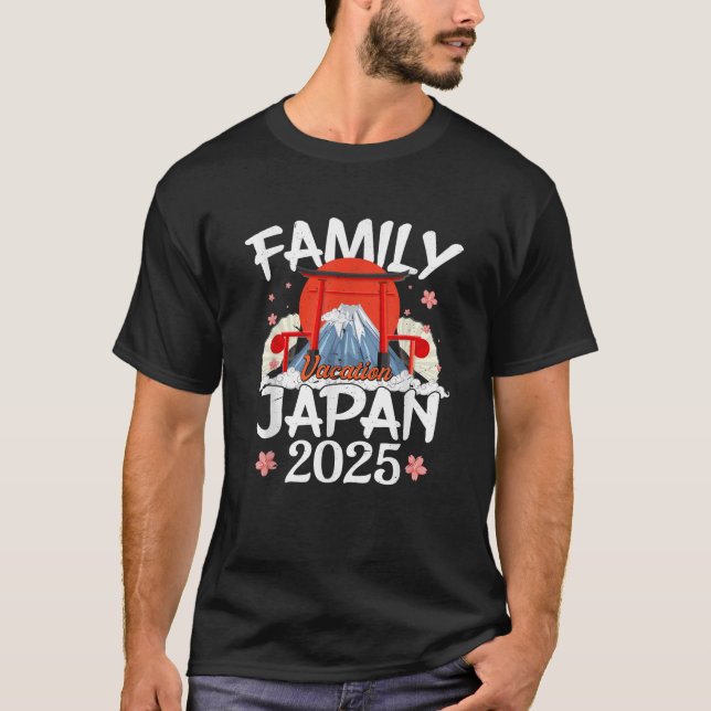 Family Vacation Japan 2025 Summer Vacation Travell T-Shirt (Front)