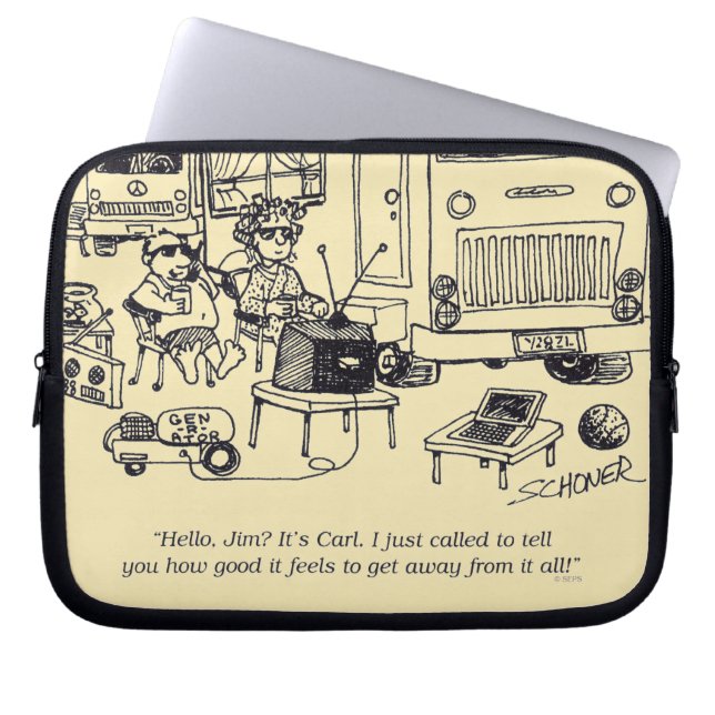 Family Vacation Laptop Sleeve (Front)