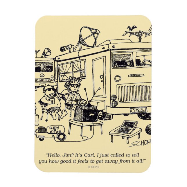 Family Vacation Magnet (Vertical)