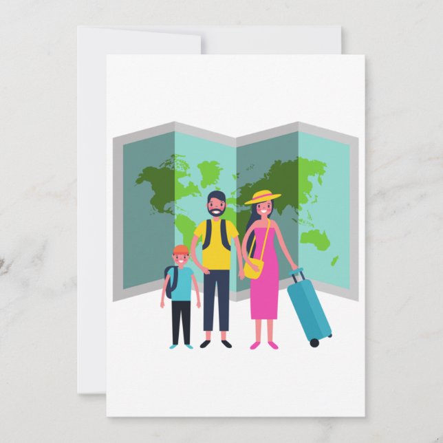 Family Vacation Making Memories Together Design Cl Invitation (Front)