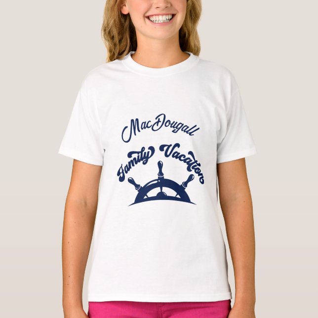 Family Vacation Matching Cruise T-Shirt (Front)