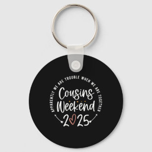 Family Vacation Matching Shirts Cousins Weekend 20 Key Ring
