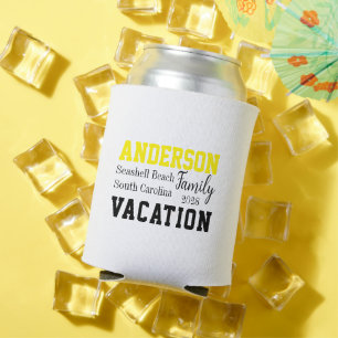 Family Vacation Matching Summer Can Cooler