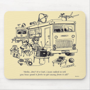 Family Vacation Mouse Mat