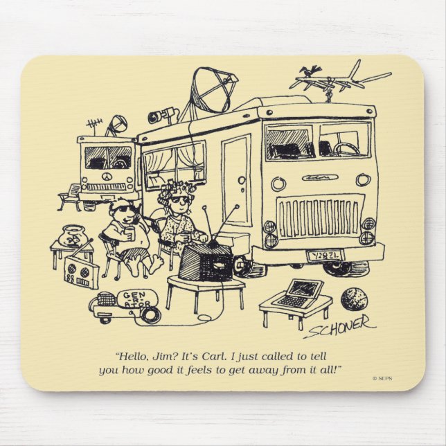 Family Vacation Mouse Mat (Front)