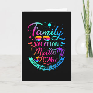 Family Vacation Myrtle 2026 Palm Tree Gift Card