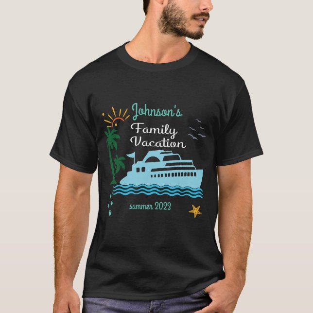 Family vacation on a cruise T-Shirt (Front)