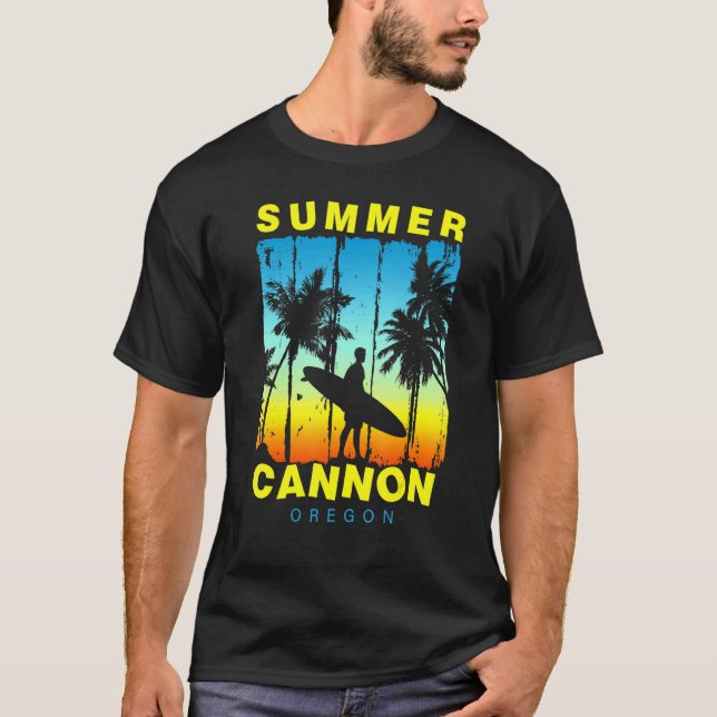 Family Vacation Oregon Cannon Sunset Beach T-Shirt (Front)