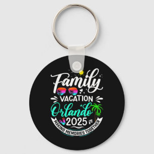 Family Vacation Orlando 2025 Beach Summer Vacation Key Ring