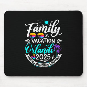 Family Vacation Orlando 2025 Beach Summer Vacation Mouse Mat