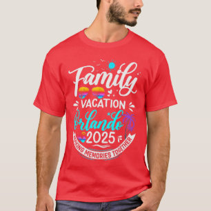 Family Vacation Orlando 2025 Beach Summer Vacation T-Shirt