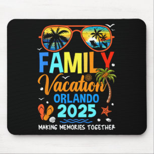 Family Vacation Orlando 2025 Family Vacation Toget Mouse Mat