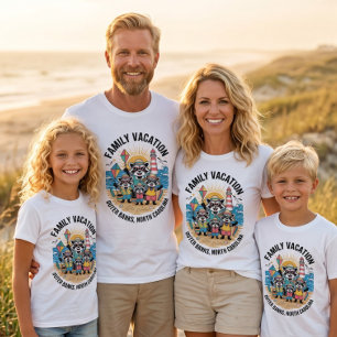 Family Vacation Outer Banks North Carolina Group T-Shirt