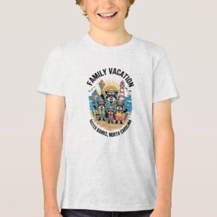 Family Vacation Outer Banks North Carolina Group Tri-Blend Shirt