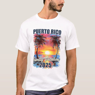 Family Vacation Puerto Rico 2025 Summer Trip Match T-Shirt