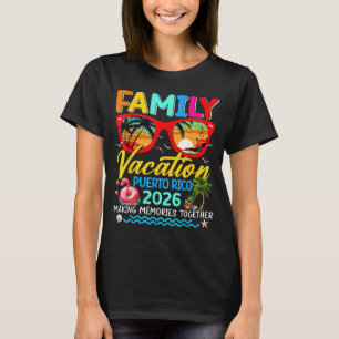 Family Vacation Puerto Rico 2026 Summer Matching T-Shirt
