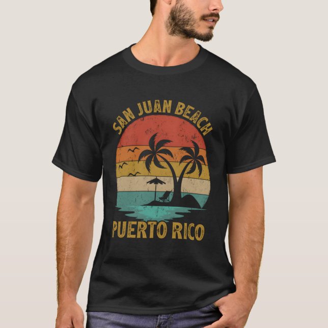 Family Vacation Puerto Rico San Juan Beach T-Shirt (Front)