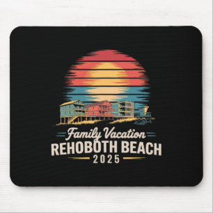 Family Vacation Rehoboth Beach 2025 Coastal Family Mouse Mat