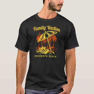 Family Vacation Rehoboth Beach Keepsake Delaware R T-Shirt