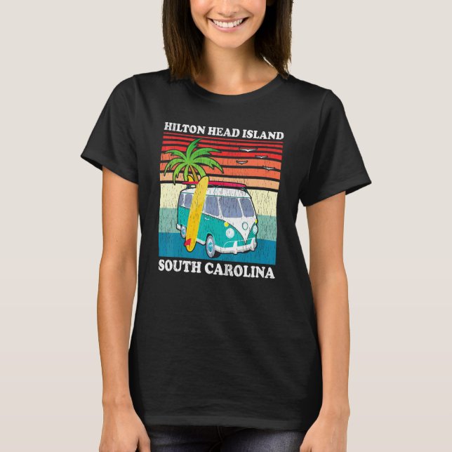 Family Vacation Retro South Carolina Hilton Head I T-Shirt (Front)
