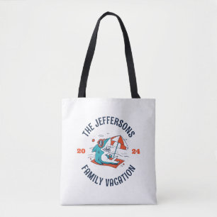 Family Vacation Reunion Holiday Trip Cute Shark Tote Bag