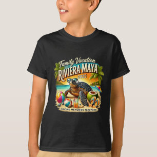 Family Vacation Riviera Maya 2025 Making Memories  T-Shirt