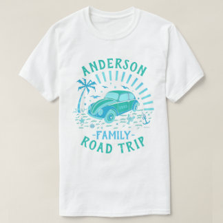 Family Vacation Road Trip Car | Personalised V2 T-Shirt