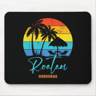 Family Vacation Roatan Honduras Beach Vacation Mat Mouse Mat