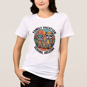 Family Vacation Sedona Arizona Matching Group Tri-Blend Shirt